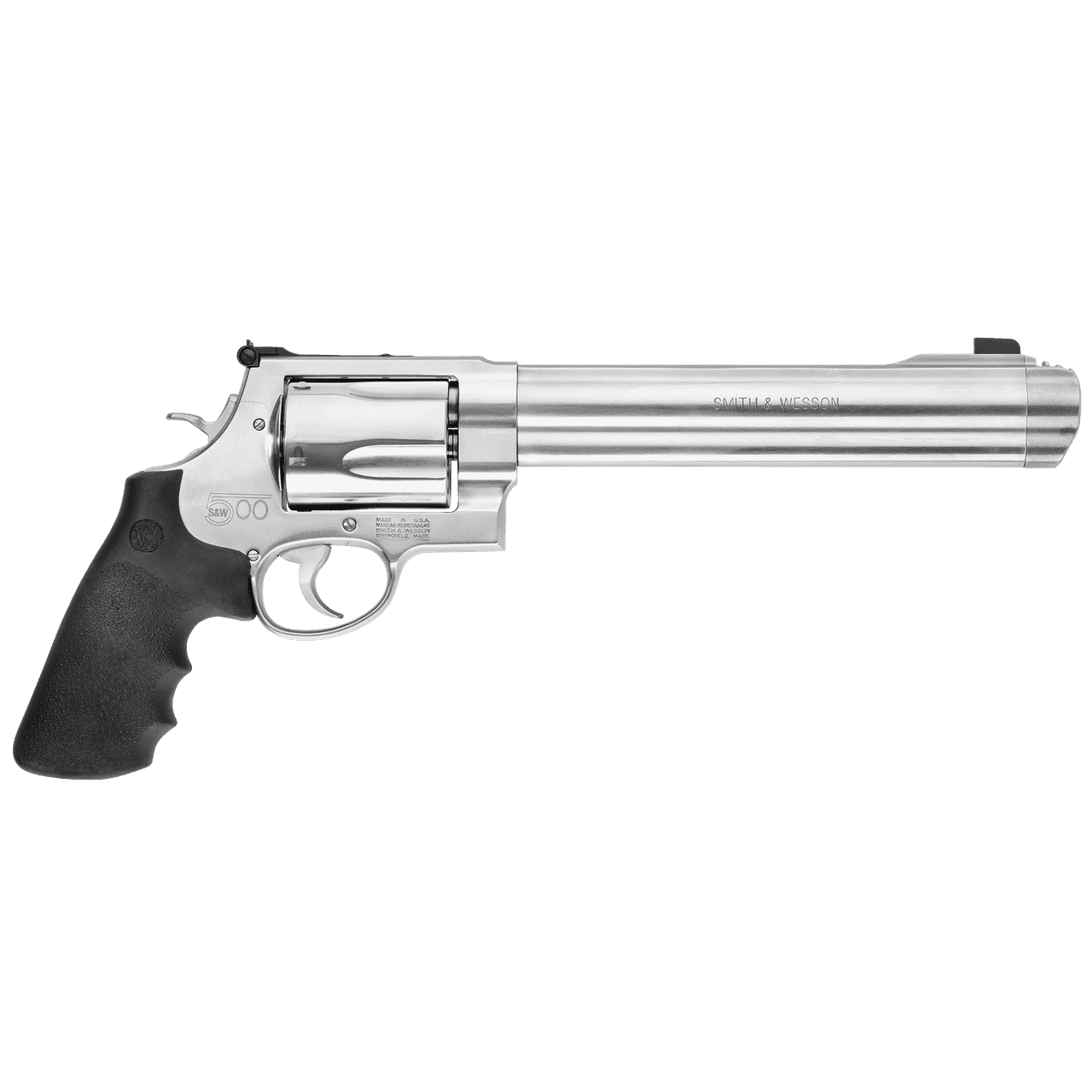 Smith & Wesson 500 .500 S&W Mag 8.38″ 5 Rds Fixed Comp Synthetic Grip SS