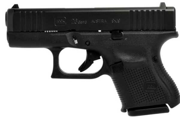 Glock G26 Gen 5 9MM 3.43″ 10 Rd Black US Made Front Serrations