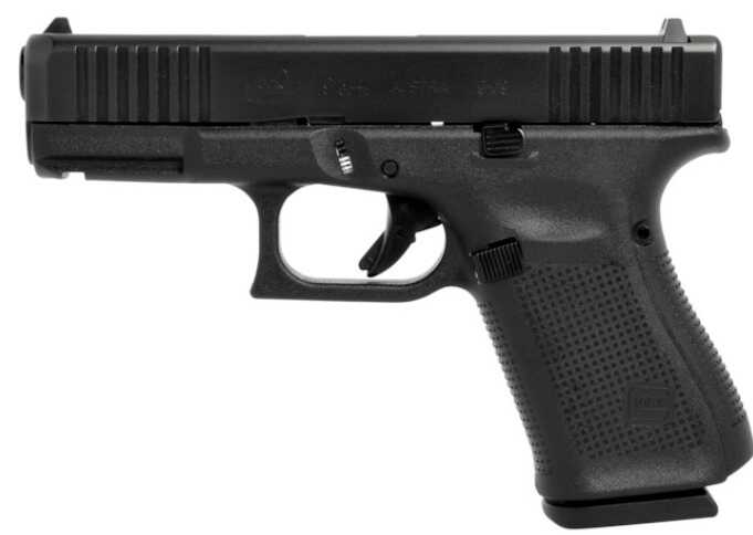 Glock G19 Gen 5 9MM 4.02" 15 Rd Black Front Serrations