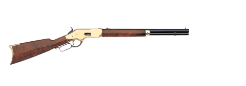 A Uberti 1866 .38 Spl 20″ 13 Rd Brass Frame & Buttplate A Uberti 1866 .38 Spl 20″ 13 Rd Brass Frame & Buttplate