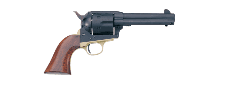 A Uberti 1873 Cattleman Hombre .357 Mag 4.75″ 5 Rd Walnut/Blued/Brass